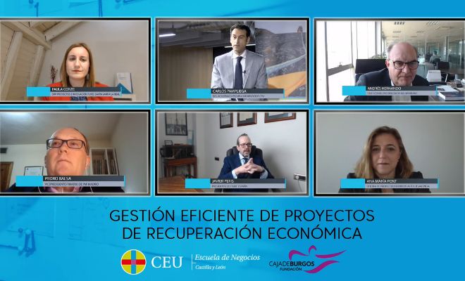 Sesion Next Generation EU para Fundación Caja Burgos y CEU CyL
